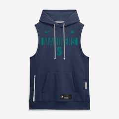 Seattle Mariners Nike Authentic Collection Standard Issue Dri-FIT Sleeveless Hoodie | MLB US