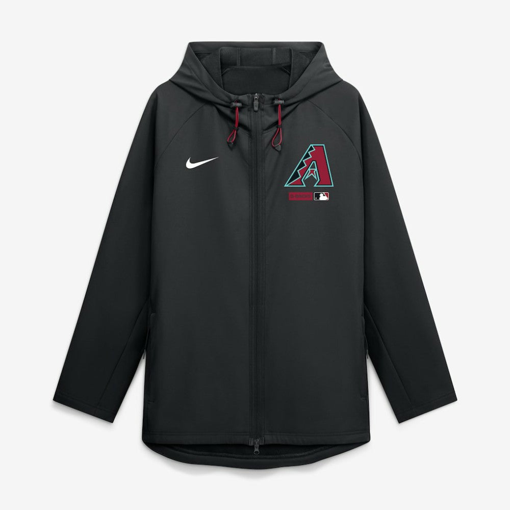 Arizona Diamondbacks Nike Authentic Collection Raglan Therma-FIT Full-Zip Hooded Jacket | MLB For sale