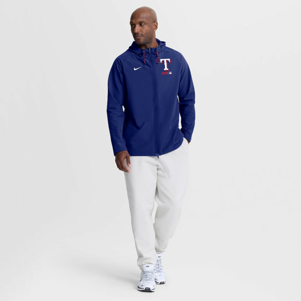 Texas Rangers Nike Authentic Collection Raglan Therma-FIT Full-Zip Hooded Jacket | MLB Near me