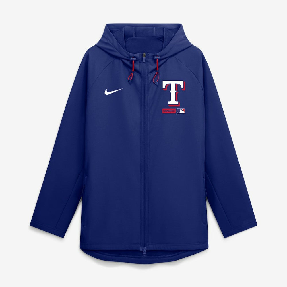 Texas Rangers Nike Authentic Collection Raglan Therma-FIT Full-Zip Hooded Jacket | MLB Near me
