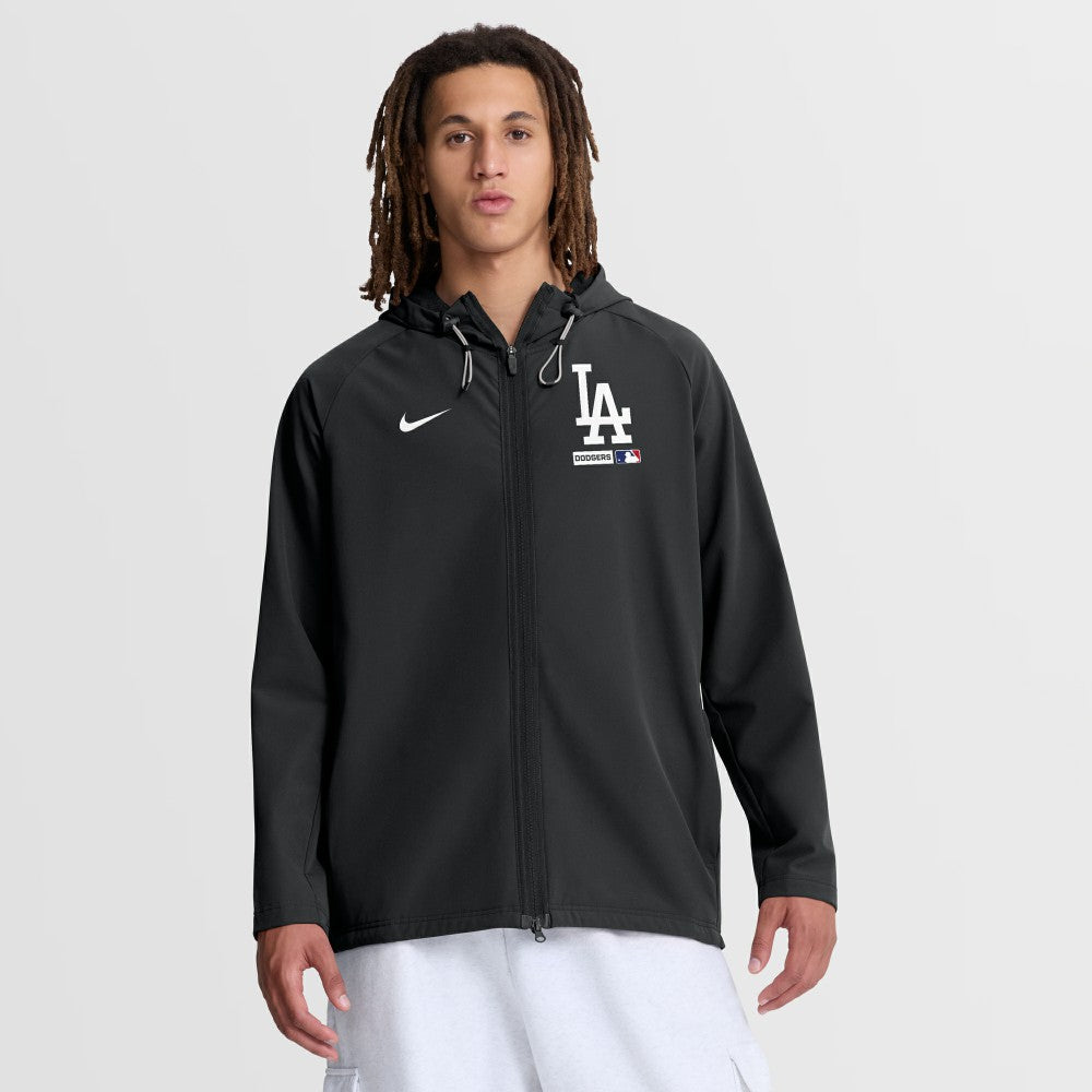 Los Angeles Dodgers Nike Authentic Collection Raglan Therma-FIT Full-Zip Hooded Jacket | MLB Online