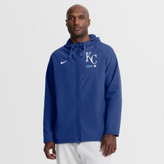 Kansas City Royals Nike Authentic Collection Raglan Therma-FIT Full-Zip Hooded Jacket | MLB US