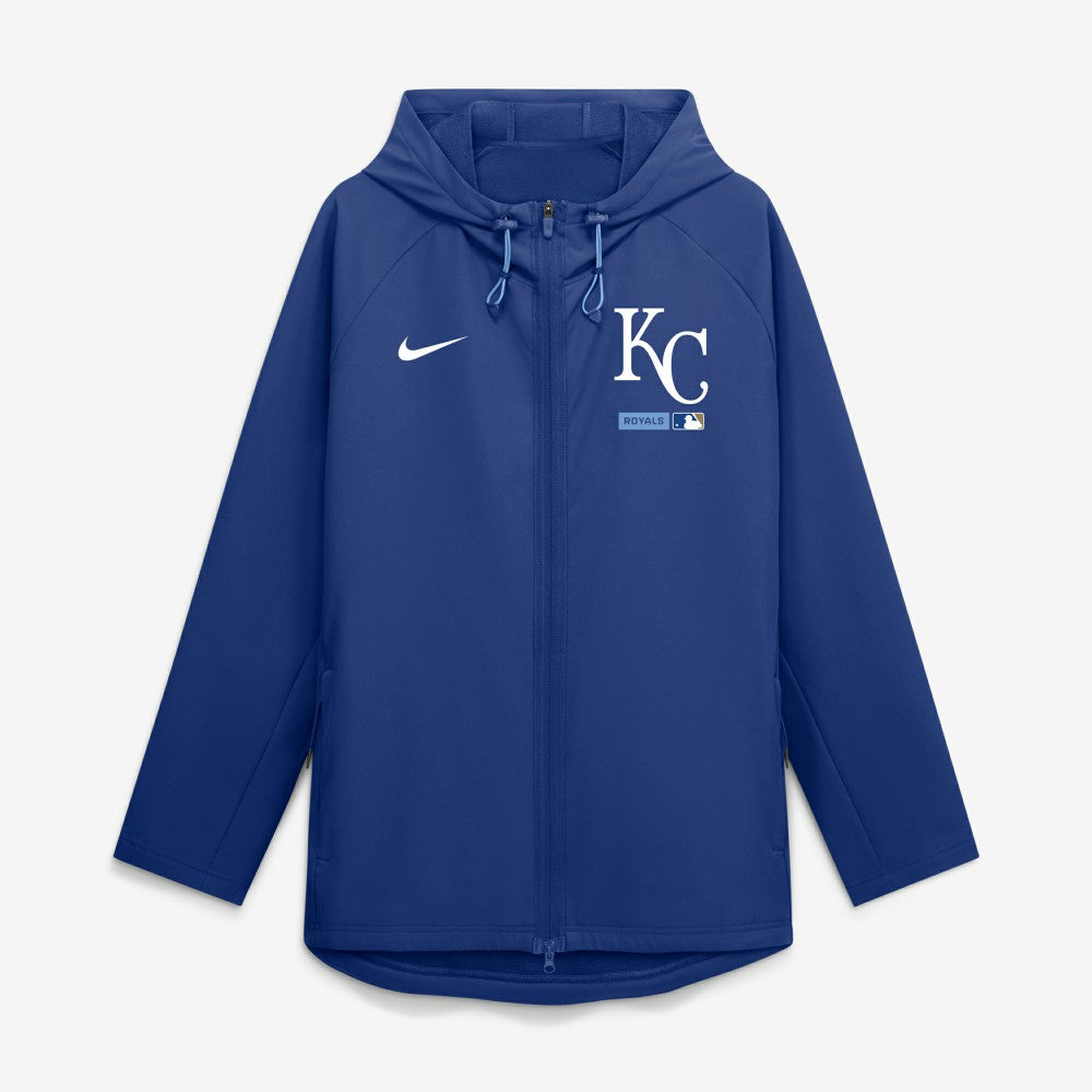 Kansas City Royals Nike Authentic Collection Raglan Therma-FIT Full-Zip Hooded Jacket | MLB US