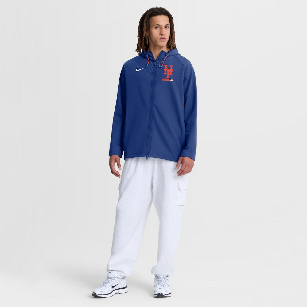 New York Mets Nike Authentic Collection Raglan Therma-FIT Full-Zip Hooded Jacket | MLB US