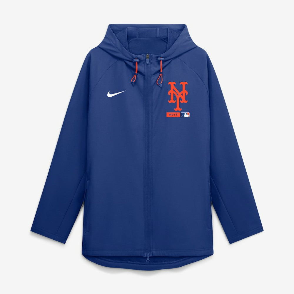 New York Mets Nike Authentic Collection Raglan Therma-FIT Full-Zip Hooded Jacket | MLB US