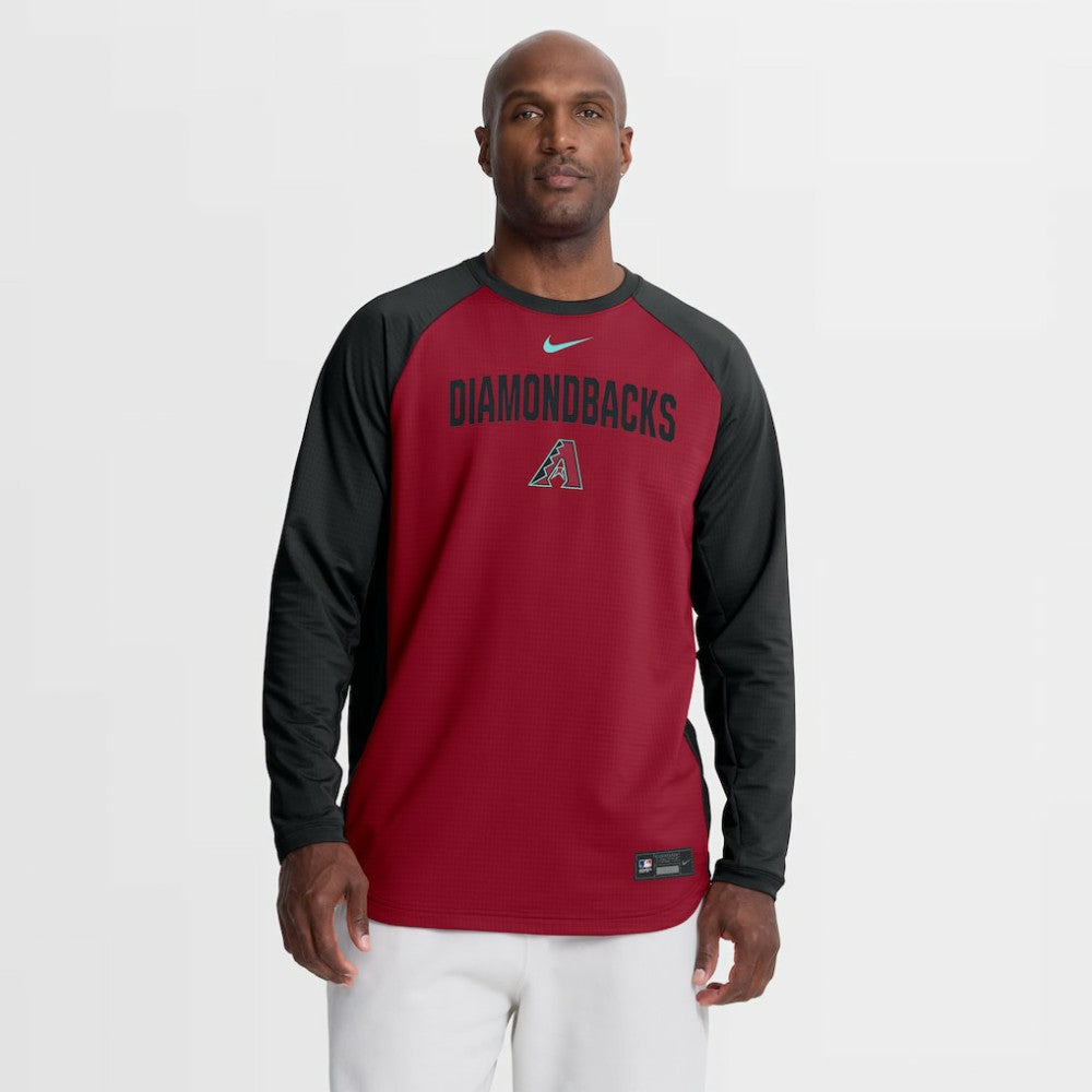 Arizona Diamondbacks Nike Authentic Collection Raglan Dri-FIT Sweatshirt | MLB On Sale