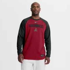 Arizona Diamondbacks Nike Authentic Collection Raglan Dri-FIT Sweatshirt | MLB On Sale