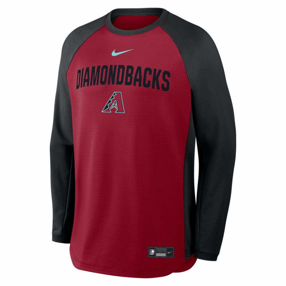 Arizona Diamondbacks Nike Authentic Collection Raglan Dri-FIT Sweatshirt | MLB On Sale