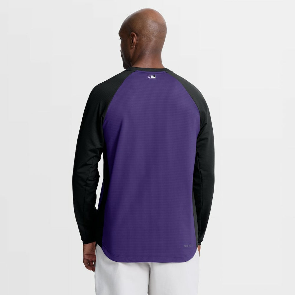 Colorado Rockies Nike Authentic Collection Raglan Dri-FIT Sweatshirt | MLB New