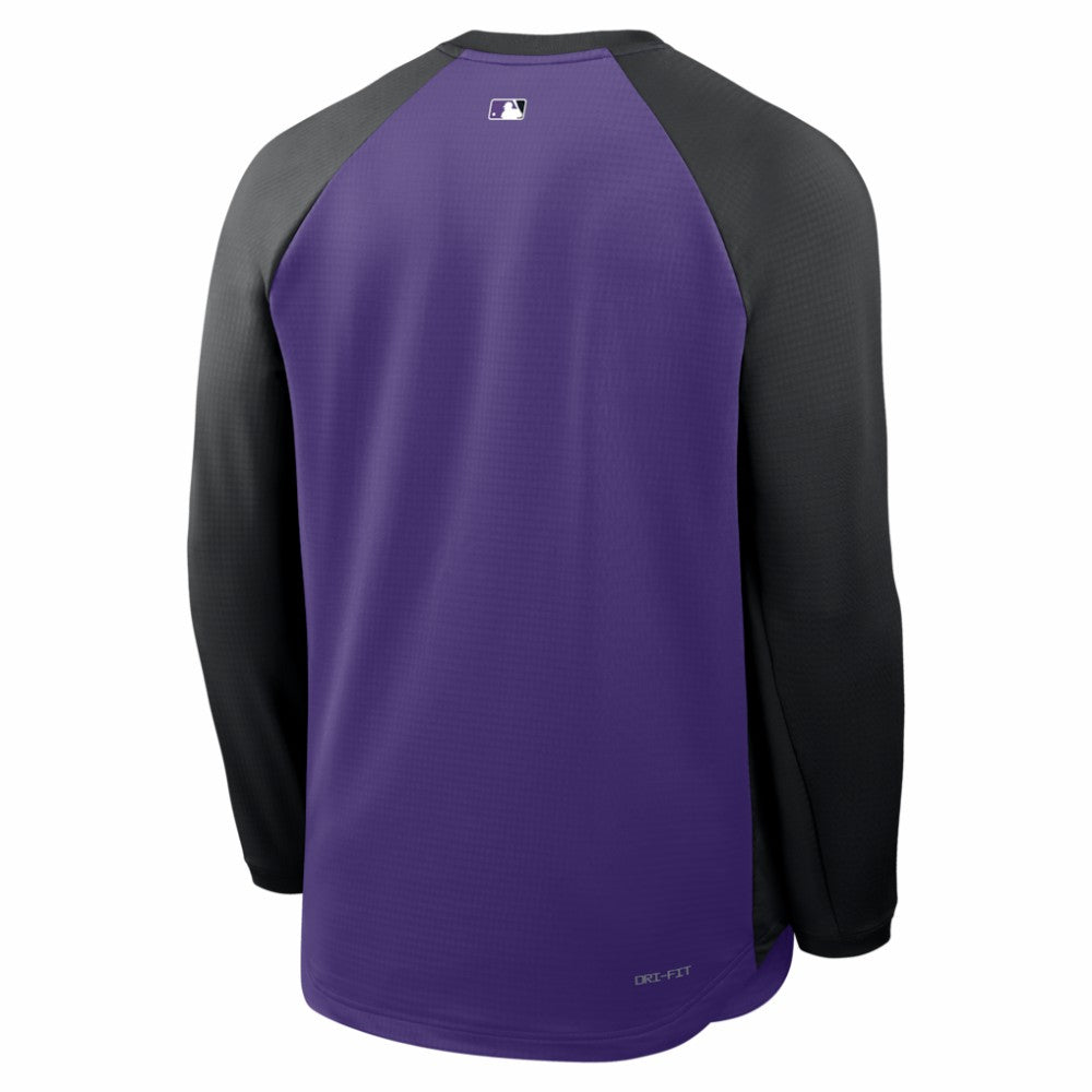 Colorado Rockies Nike Authentic Collection Raglan Dri-FIT Sweatshirt | MLB New