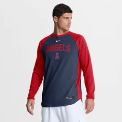 Los Angeles Angels Nike Authentic Collection Raglan Dri-FIT Sweatshirt | MLB Near me