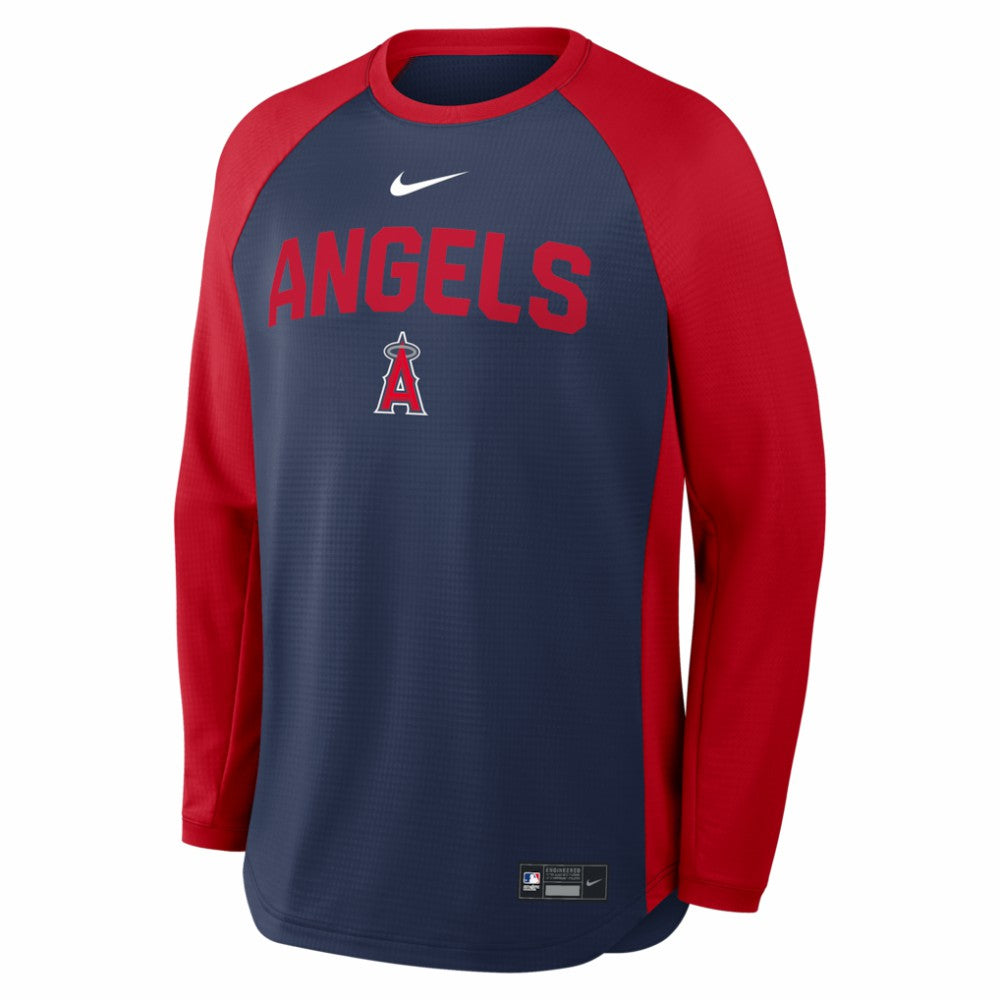 Los Angeles Angels Nike Authentic Collection Raglan Dri-FIT Sweatshirt | MLB Near me