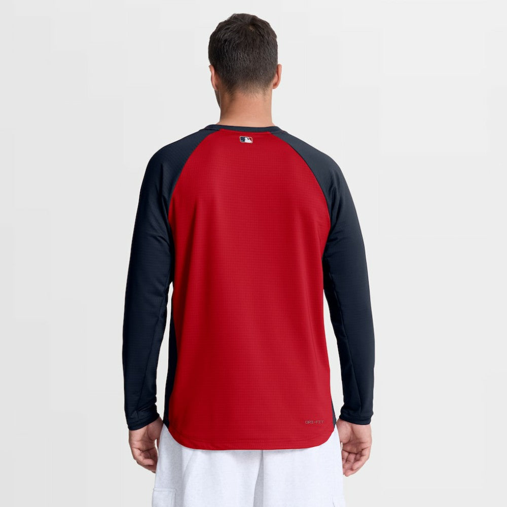 Atlanta Braves Nike Authentic Collection Raglan Dri-FIT Sweatshirt | MLB Sale