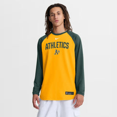Athletics Nike Authentic Collection Raglan Dri-FIT Sweatshirt | MLB Outlet