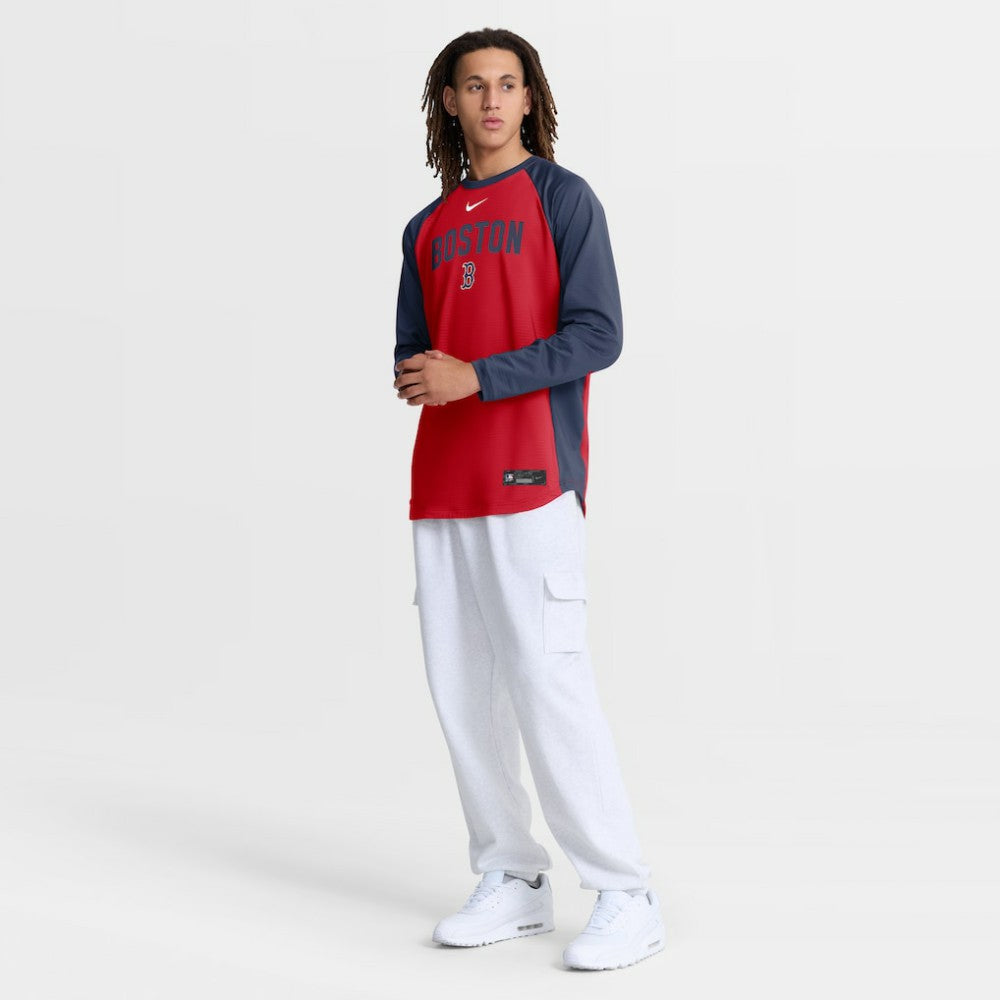 Boston Red Sox Nike Authentic Collection Raglan Dri-FIT Sweatshirt | MLB Discount