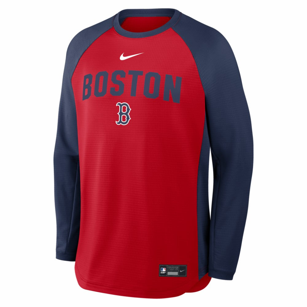 Boston Red Sox Nike Authentic Collection Raglan Dri-FIT Sweatshirt | MLB Discount