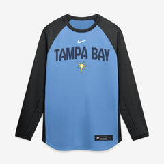 Tampa Bay Rays Nike Authentic Collection Raglan Dri-FIT Sweatshirt | MLB US