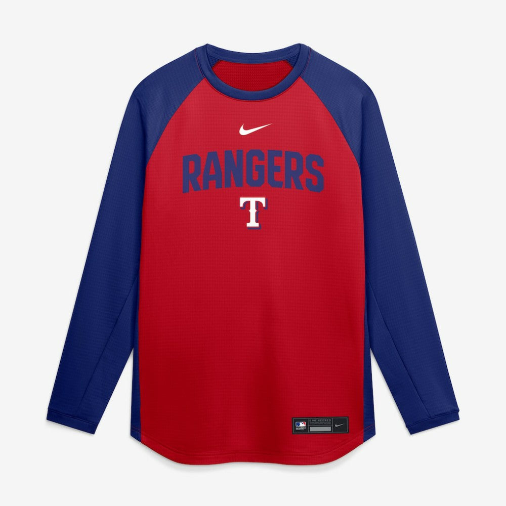 Texas Rangers Nike Authentic Collection Raglan Dri-FIT Sweatshirt | MLB Sale
