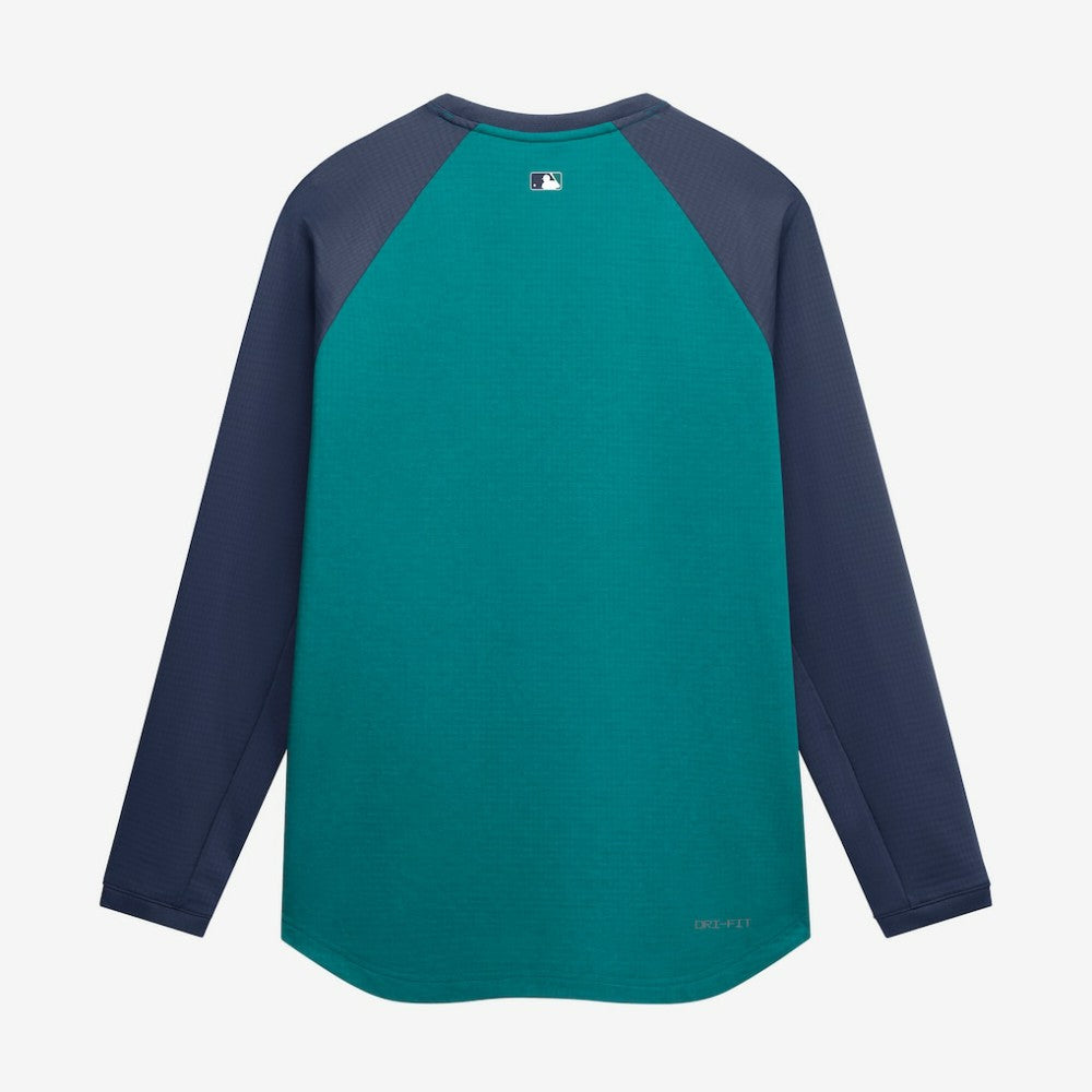 Seattle Mariners Nike Authentic Collection Raglan Dri-FIT Sweatshirt | MLB Outlet