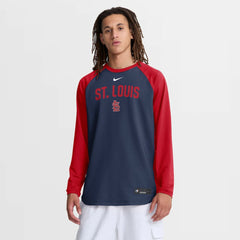 St. Louis Cardinals Nike Authentic Collection Raglan Dri-FIT Sweatshirt | MLB On Sale
