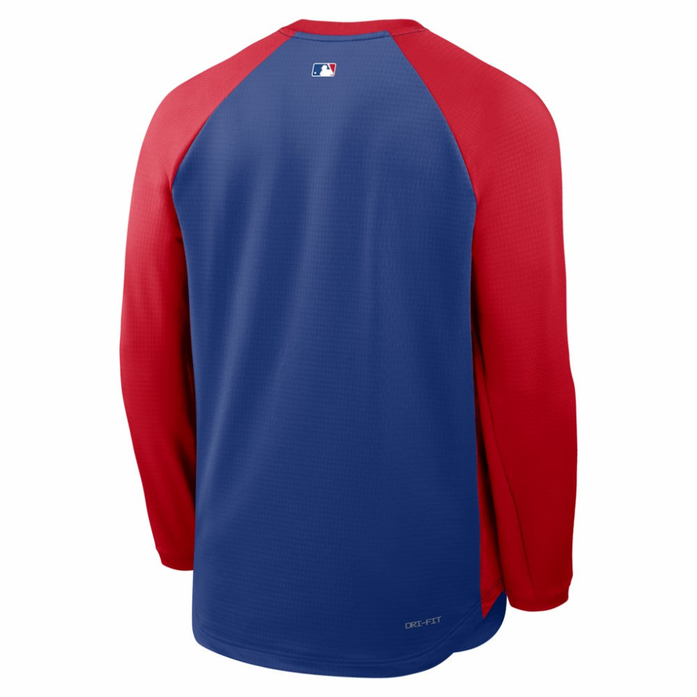 Philadelphia Phillies Nike Authentic Collection Raglan Dri-FIT Sweatshirt | MLB Discount