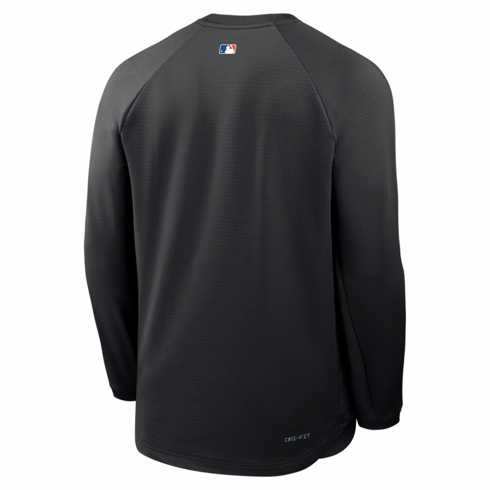 New York Mets Nike Authentic Collection Raglan Dri-FIT Sweatshirt | MLB Discount