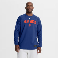New York Mets Nike Authentic Collection Raglan Dri-FIT Sweatshirt | MLB Outlet