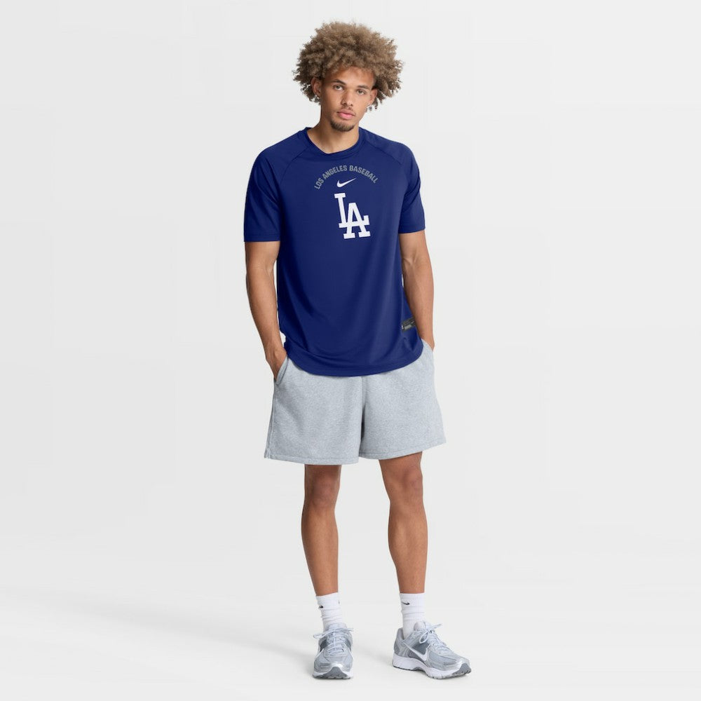 Los Angeles Dodgers Nike Authentic Collection Batting Practice Pre-Game Raglan Dri-FIT Top | MLB Outlet