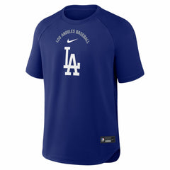 Los Angeles Dodgers Nike Authentic Collection Batting Practice Pre-Game Raglan Dri-FIT Top | MLB Outlet