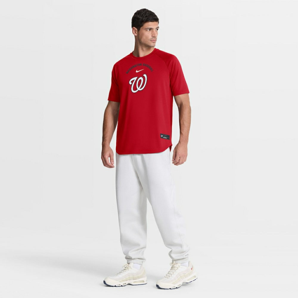 Washington Nationals Nike Authentic Collection Batting Practice Pre-Game Raglan Dri-FIT Top | MLB On Sale