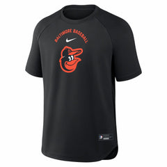 Baltimore Orioles Nike Authentic Collection Batting Practice Pre-Game Raglan Dri-FIT Top | MLB Outlet