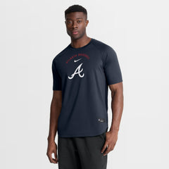 Atlanta Braves Nike Authentic Collection Batting Practice Pre-Game Raglan Dri-FIT Top | MLB Discount