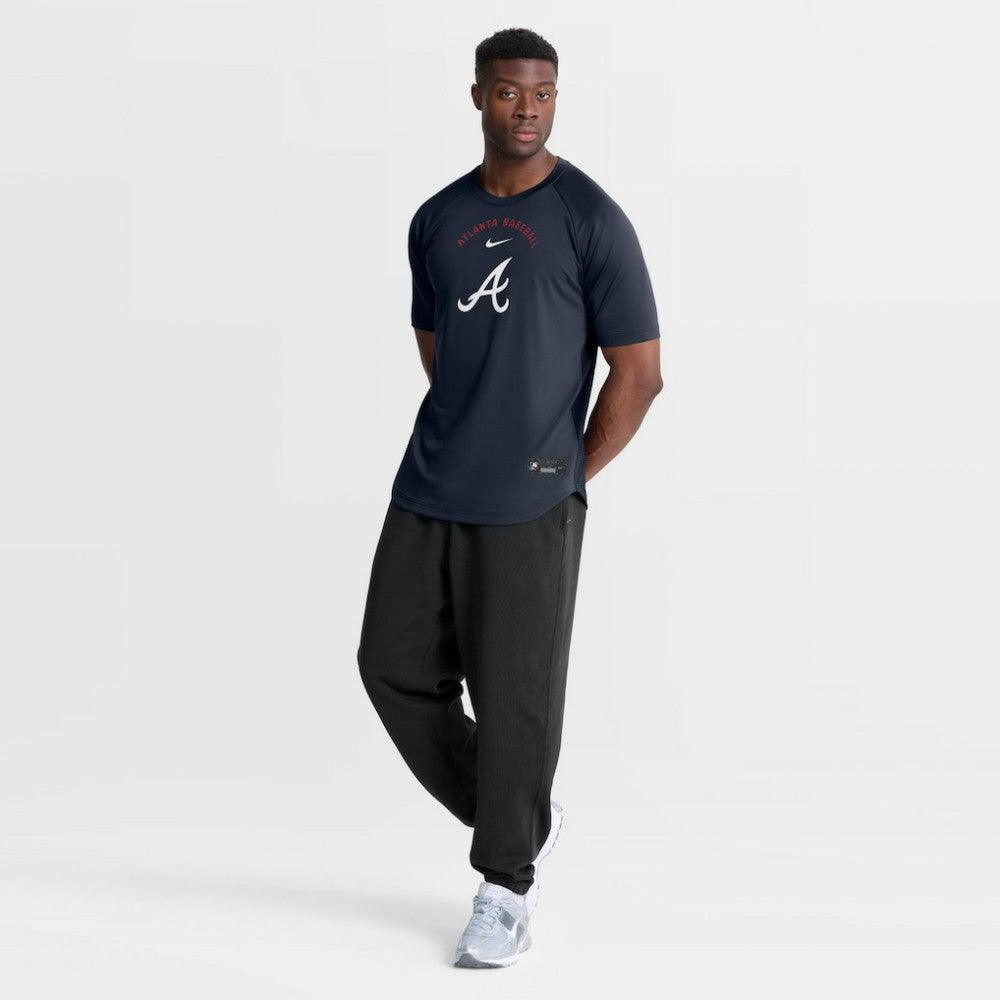 Atlanta Braves Nike Authentic Collection Batting Practice Pre-Game Raglan Dri-FIT Top | MLB Discount
