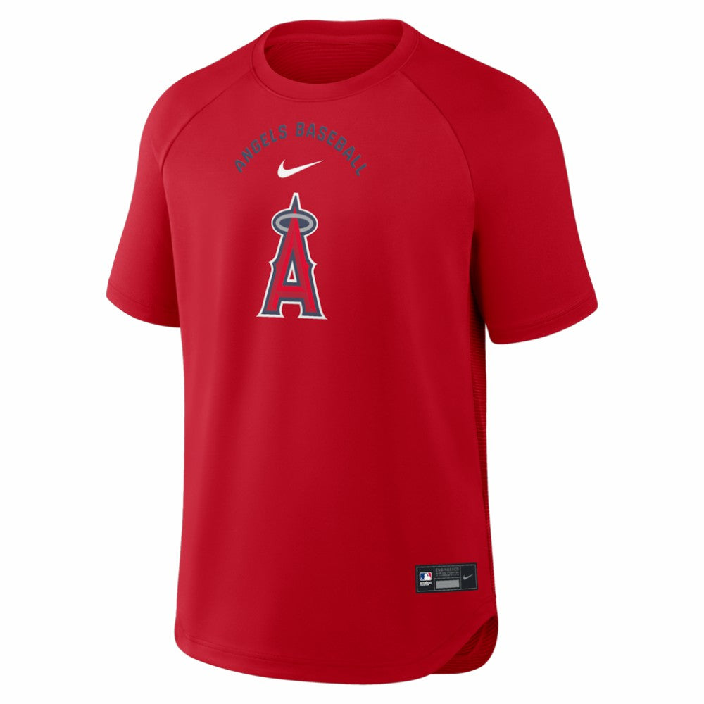 Los Angeles Angels Nike Authentic Collection Batting Practice Pre-Game Raglan Dri-FIT Top | MLB US