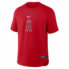 Los Angeles Angels Nike Authentic Collection Batting Practice Pre-Game Raglan Dri-FIT Top | MLB US