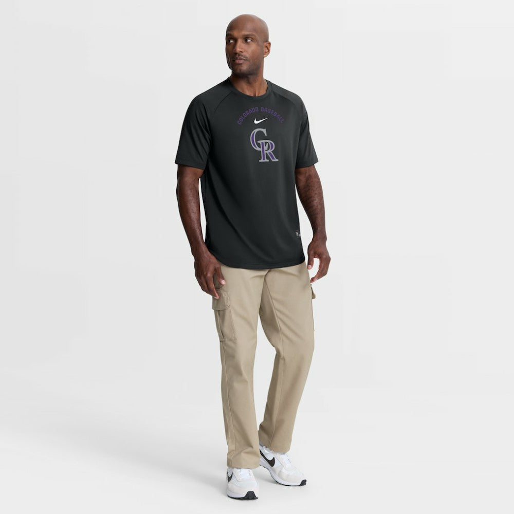 Colorado Rockies Nike Authentic Collection Batting Practice Pre-Game Raglan Dri-FIT Top | MLB Sale