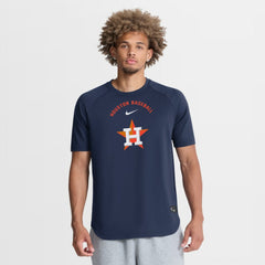 Houston Astros Nike Authentic Collection Batting Practice Pre-Game Raglan Dri-FIT Top | MLB New