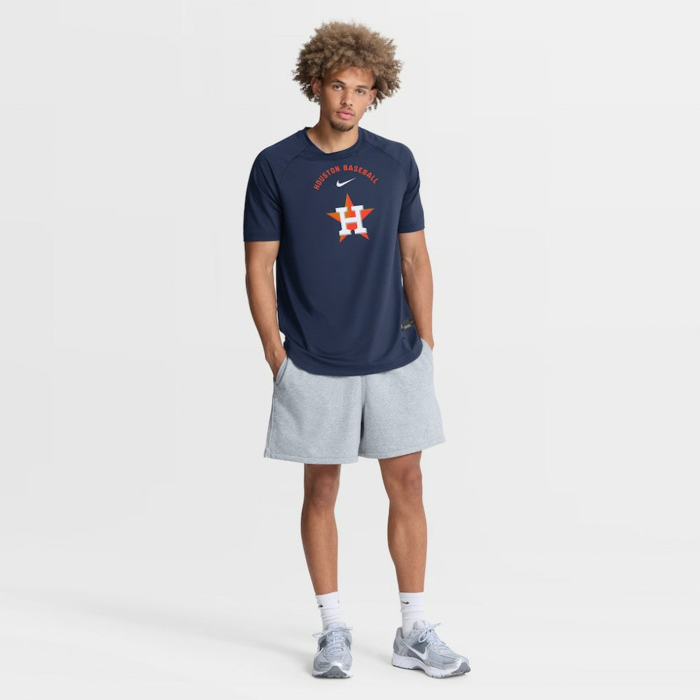 Houston Astros Nike Authentic Collection Batting Practice Pre-Game Raglan Dri-FIT Top | MLB New