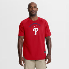 Philadelphia Phillies Nike Authentic Collection Batting Practice Pre-Game Raglan Dri-FIT Top | MLB US