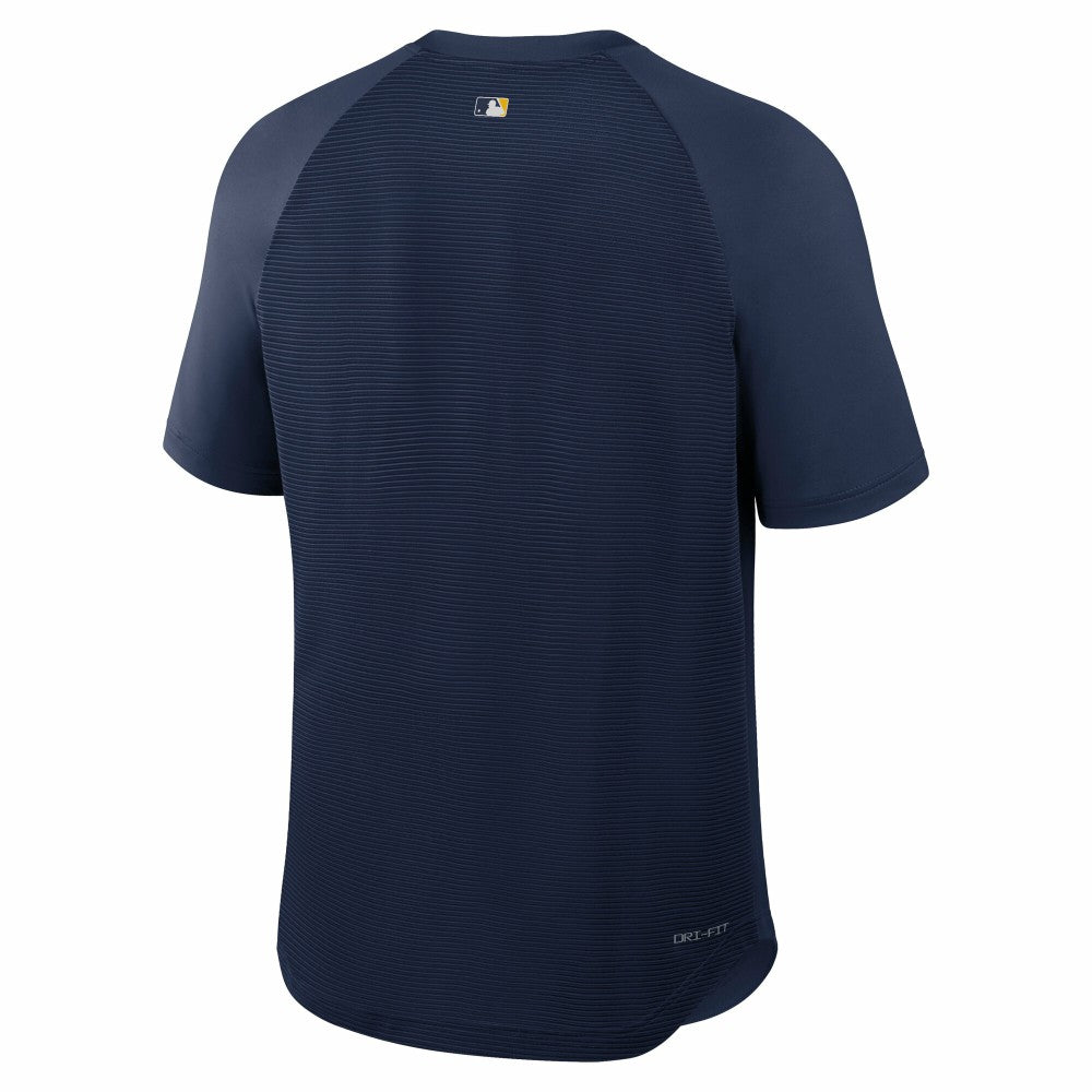 Milwaukee Brewers Nike Authentic Collection Batting Practice Pre-Game Raglan Dri-FIT Top | MLB Sale