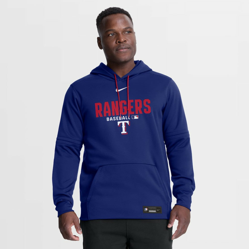 Texas Rangers Nike Authentic Collection Therma-FIT Hoodie | MLB Discount