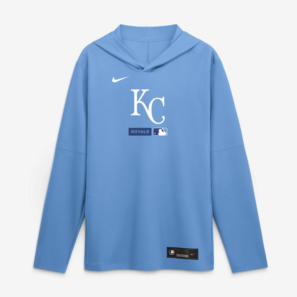 Kansas City Royals Nike Authentic Collection Dri-FIT Long Sleeve Hooded T-Shirt | MLB Discount