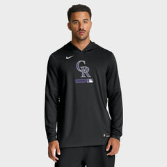 Colorado Rockies Nike Authentic Collection Dri-FIT Long Sleeve Hooded T-Shirt | MLB Sale