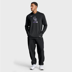 Colorado Rockies Nike Authentic Collection Dri-FIT Long Sleeve Hooded T-Shirt | MLB Sale