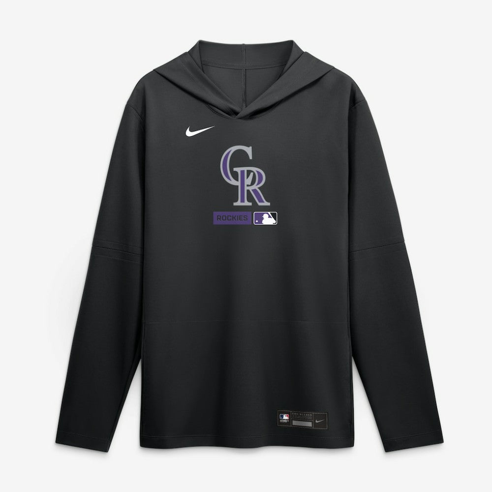 Colorado Rockies Nike Authentic Collection Dri-FIT Long Sleeve Hooded T-Shirt | MLB Sale