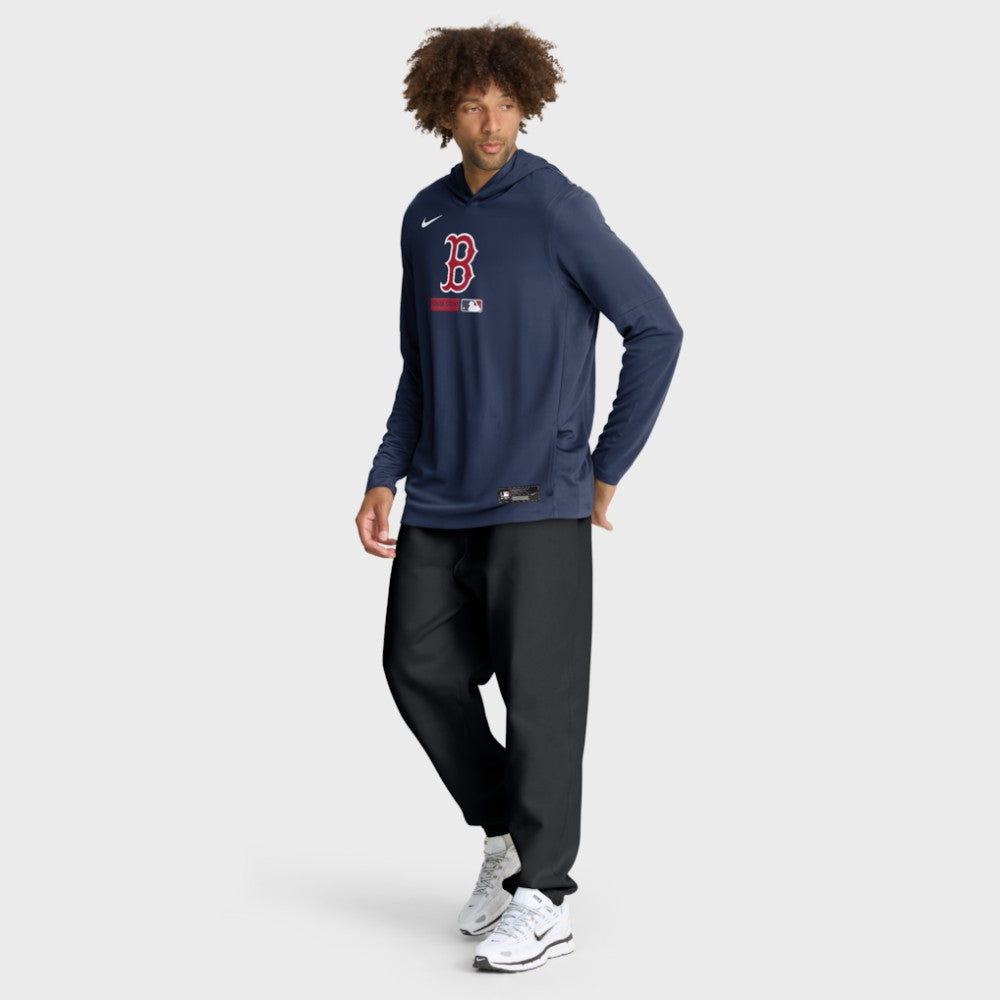 Boston Red Sox Nike Authentic Collection Dri-FIT Long Sleeve Hooded T-Shirt | MLB Sale