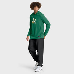 Athletics Nike Authentic Collection Dri-FIT Long Sleeve Hooded T-Shirt | MLB For sale