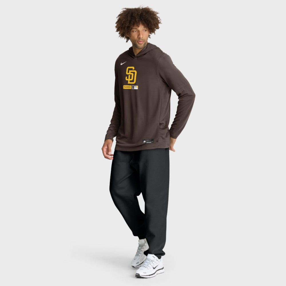 San Diego Padres Nike Authentic Collection Dri-FIT Long Sleeve Hooded T-Shirt | MLB Online