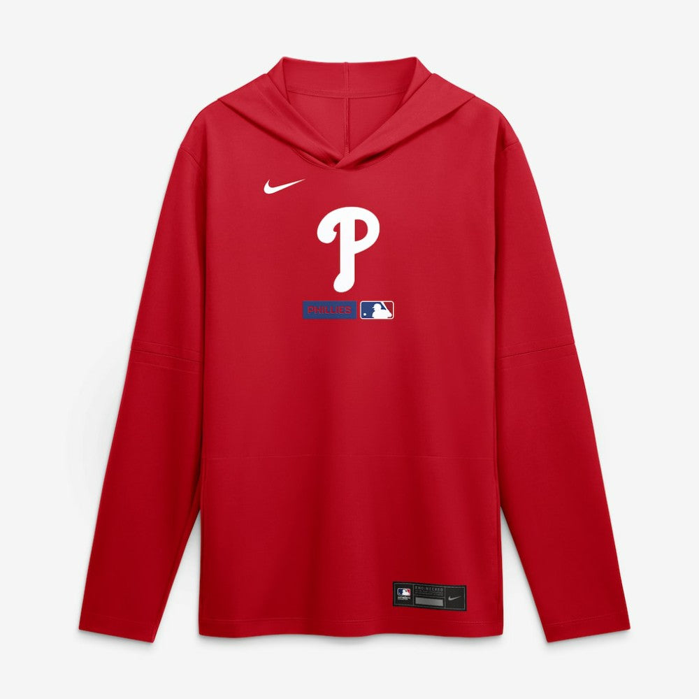 Philadelphia Phillies Nike Authentic Collection Dri-FIT Long Sleeve Hooded T-Shirt | MLB On Sale