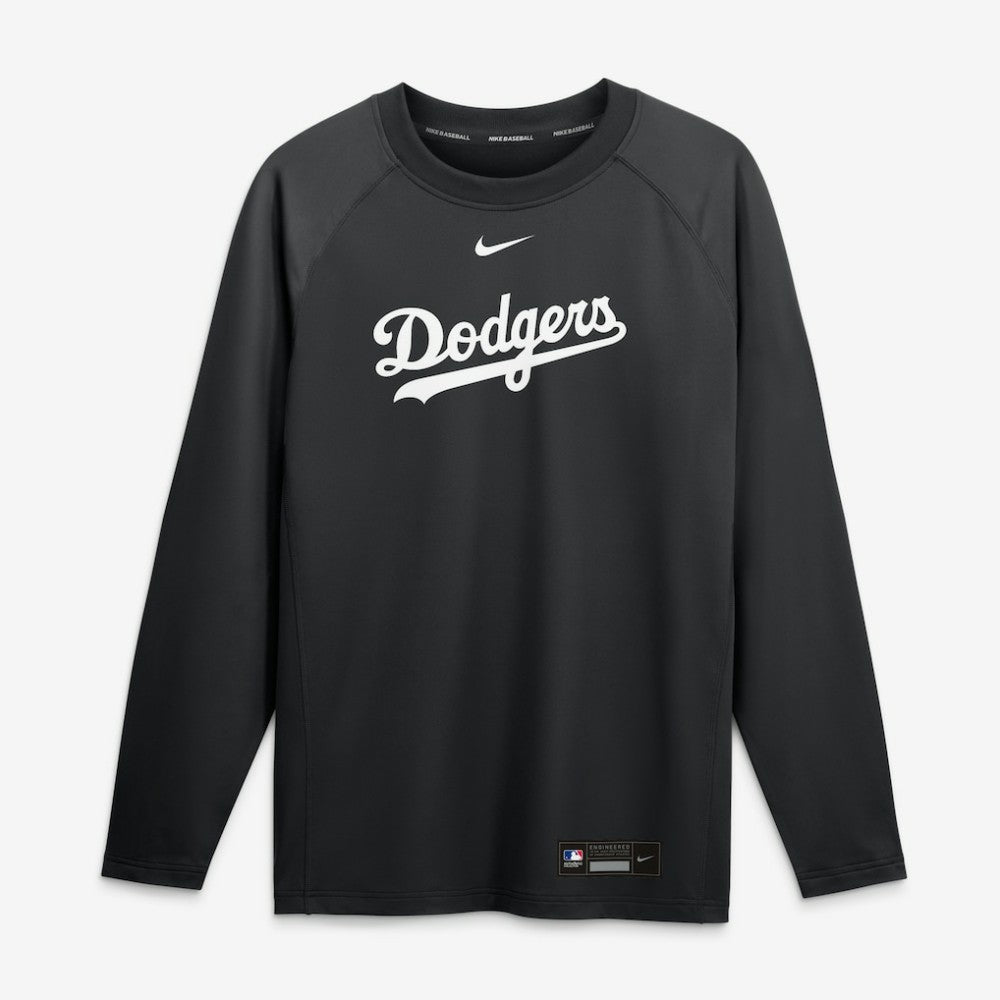Los Angeles Dodgers Nike Authentic Collection Game Time Raglan Long Sleeve T-Shirt | MLB New